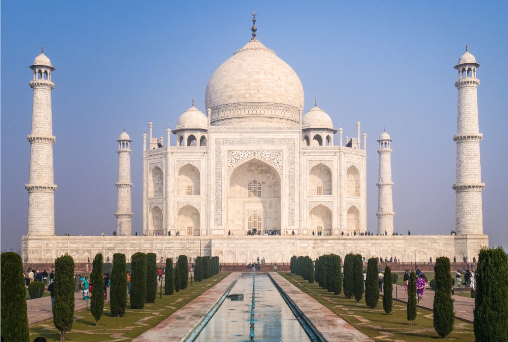 Inde du nord, la symétrie du Taj Mahal
