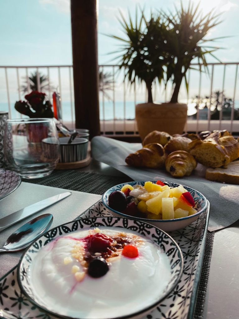 Petit déjeuner Résidence Bleu Mer